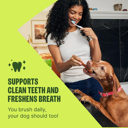 by Wellness Stix Natural Dental Chews for Dogs, Long Lasting Treats, Grain-Free, Freshens Breath, Large Breed, 7 Count