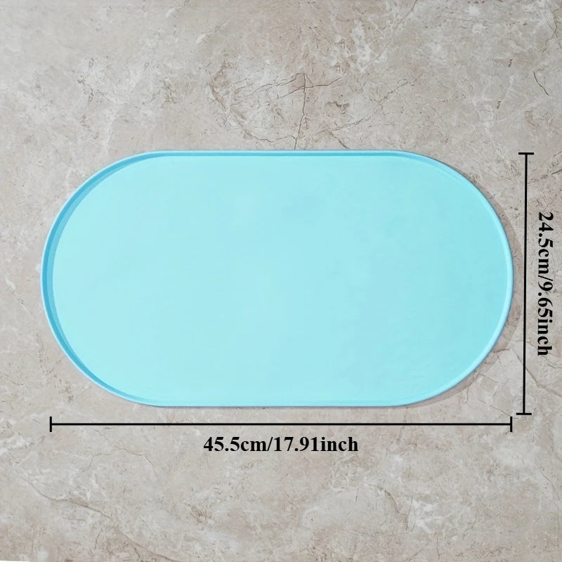 Dog Feeding Mat with Non-Slip Waterproof Design, Pet Food Mat, Compatible with Cat/Dog Bowls Dog Products