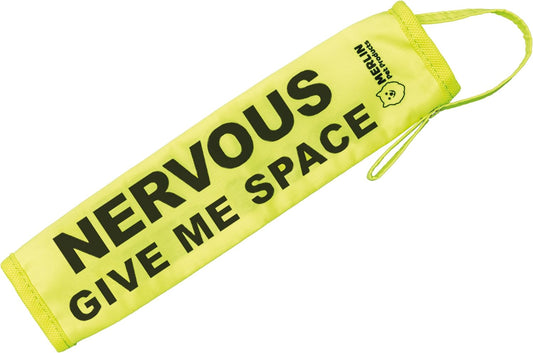 Nervous, Anxious Dog Lead Sleeve Sign, Give Me Space Neon Hi Vis Reactive Dog Leash Slip Cover, Reactive, Awareness, Yellow Warning, Pet Training Leads, Rescue Dogs Accessories by