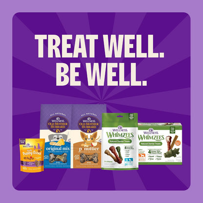 by Wellness Stix Natural Dental Chews for Dogs, Long Lasting Treats, Grain-Free, Freshens Breath, Large Breed, 7 Count