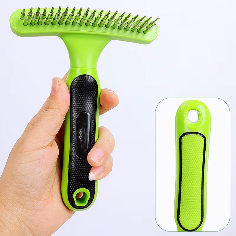 Dog Comb Pet Hair Remover Double Teeth Dog Brush Massage Cat Brush Dogs Grooming Stainless Steel Combs for Dog Pet Products
