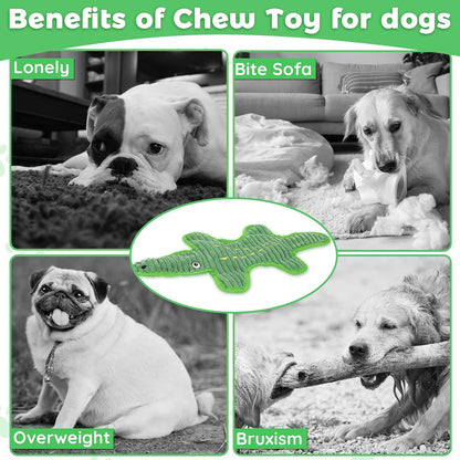 5 Pack Squeaky Dog Toys with Crinkle Paper, No Stuffing Dog Toy for Large Dogs, Safe Pet Toy for Small to Large Breed, Ideal for Puppy Gifts & Tug of War Toys